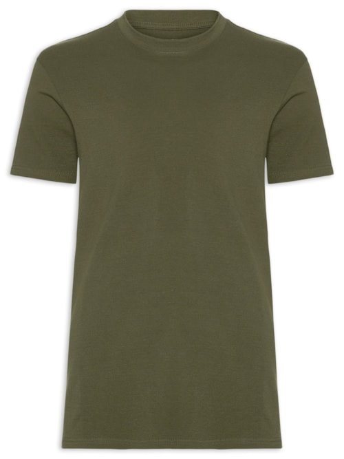 Camiseta Masculina Interlock New – Verde