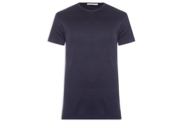 Camiseta Masculina Interloque Modal Soft - Azul