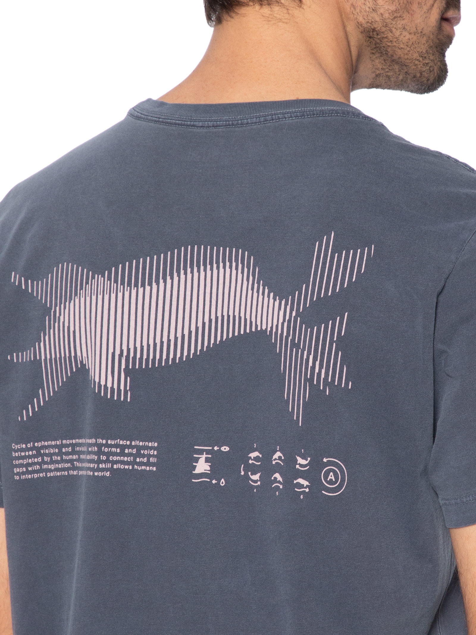 Camiseta Masculina Invisible Azul Austral