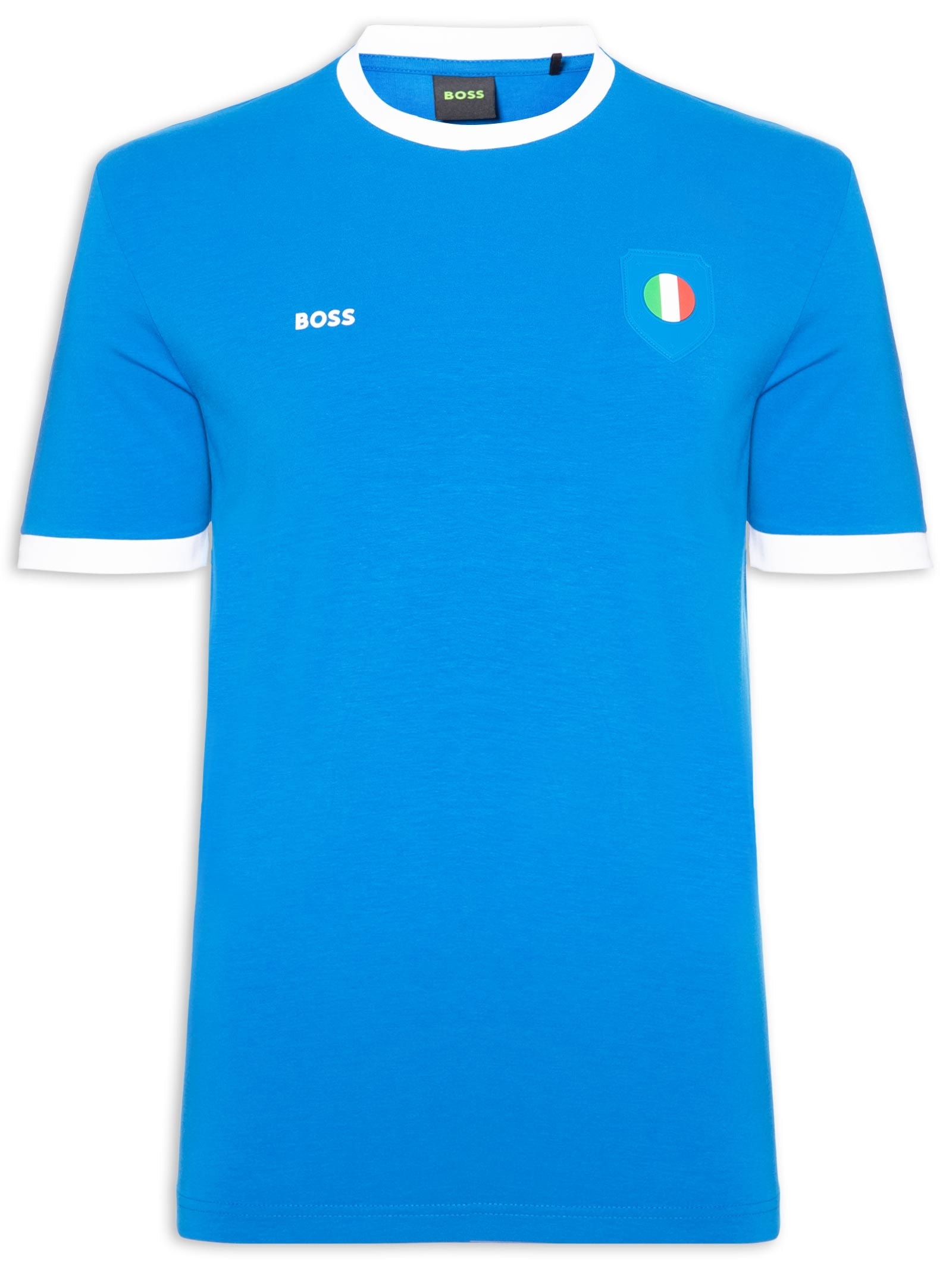 Camiseta Masculina Itália Copa Lux Tee Azul Boss