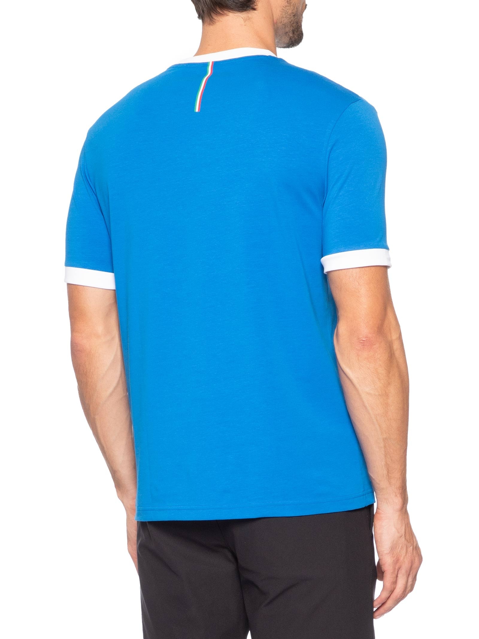 Camiseta Masculina Itália Copa Lux Tee Azul Boss