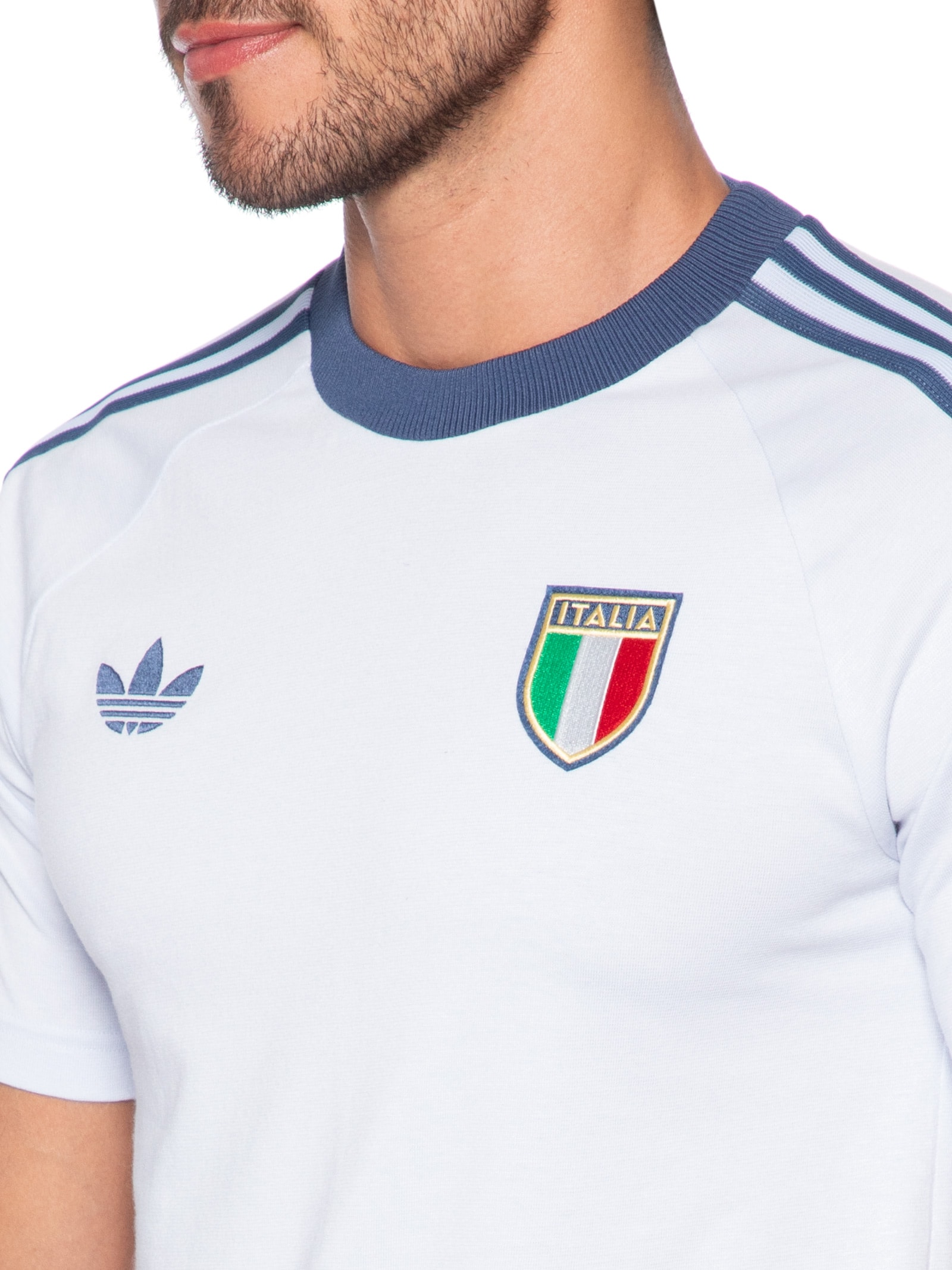 Camiseta Masculina Italia Originals Azul Adidas Originals