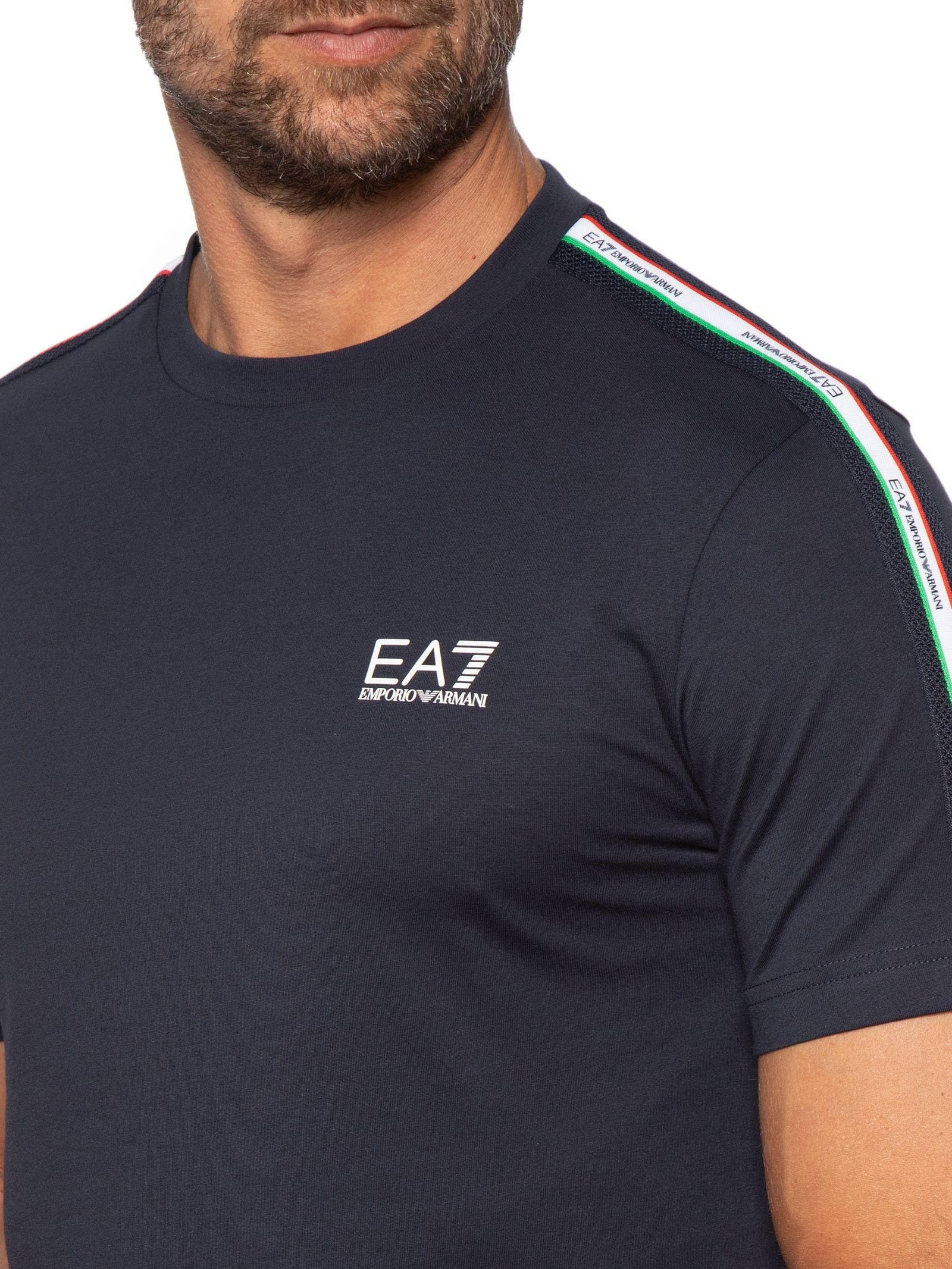 Camiseta Masculina Italian Spirit Tee – Azul Ea7 Emporio Armani