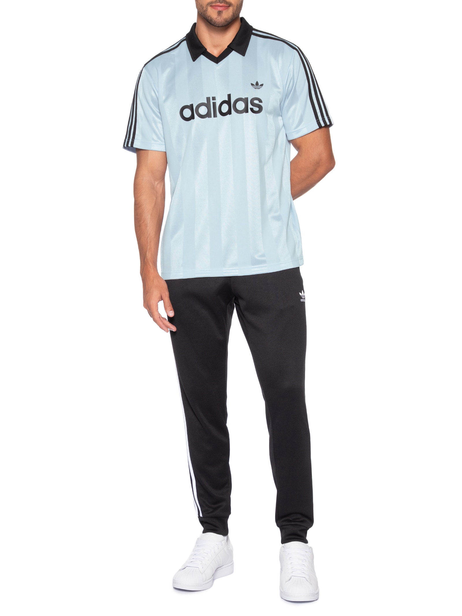 Camiseta Masculina Jersey - Azul - Adidas Originals