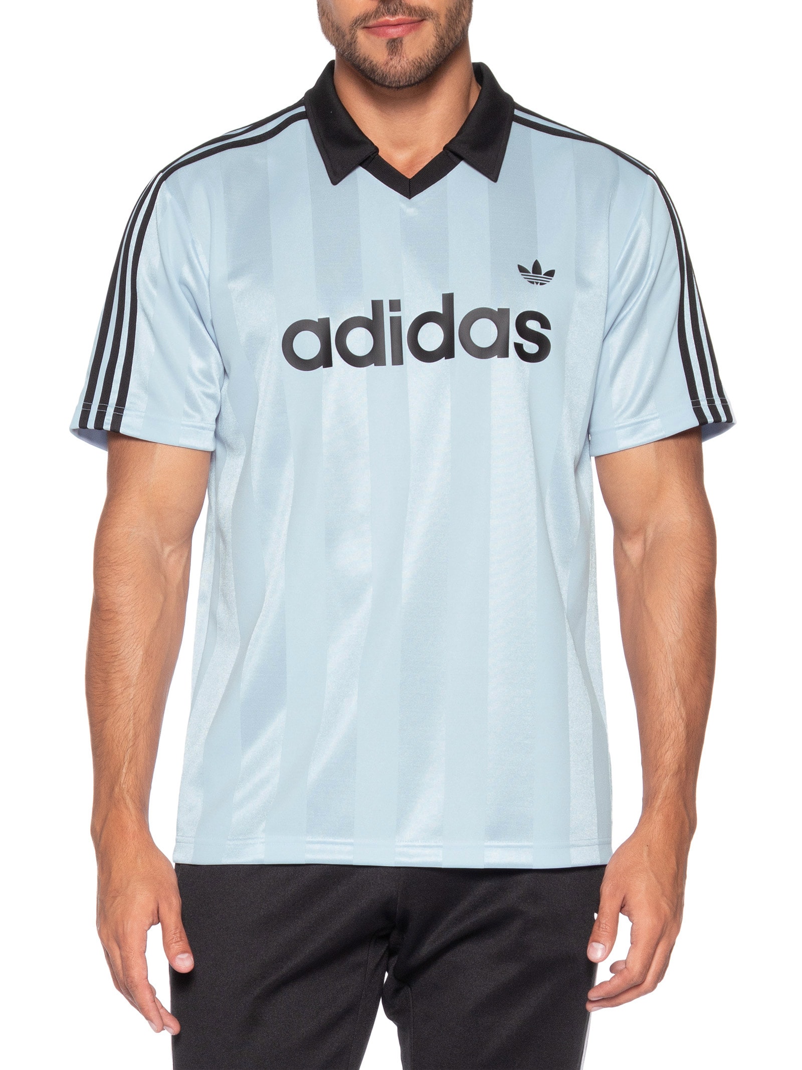 Camiseta Masculina Jersey Azul Adidas Originals