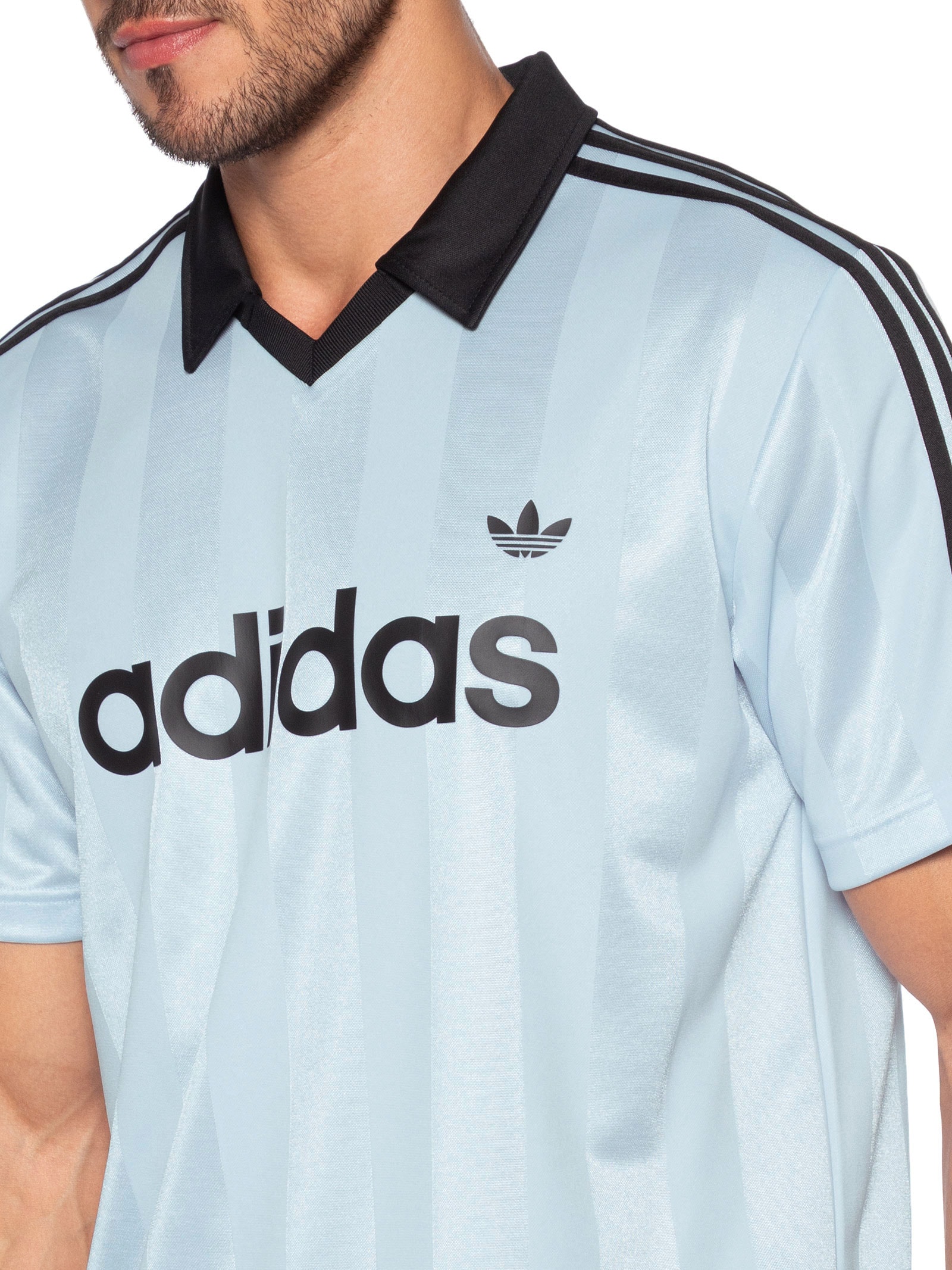 Camiseta Masculina Jersey Azul Adidas Originals