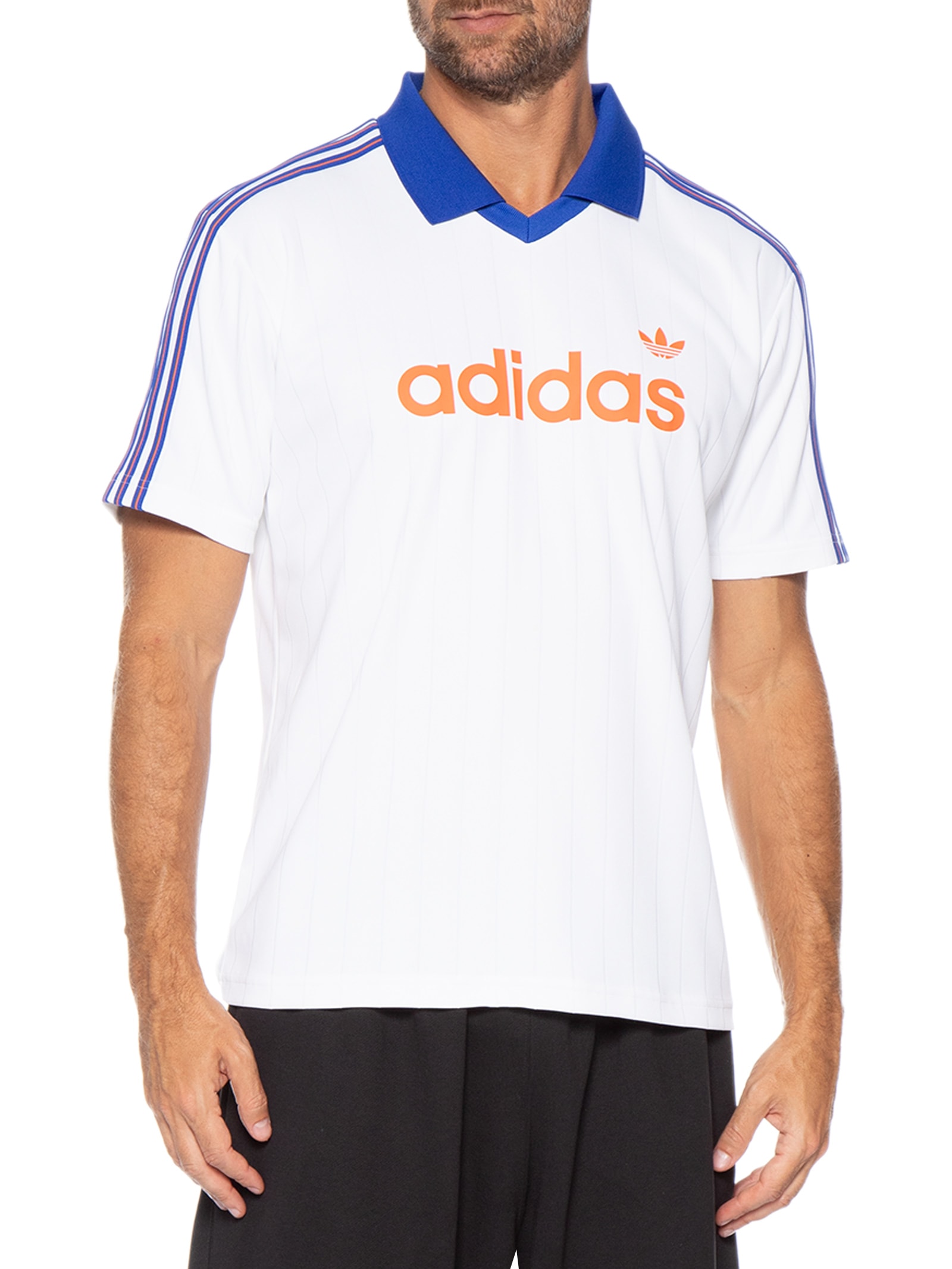 Camiseta Masculina Jersey Sport Branco Adidas Originals