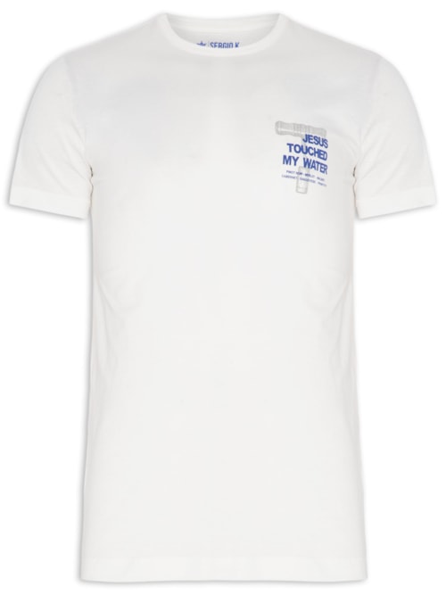 Camiseta Masculina Jesus Wine – Off White