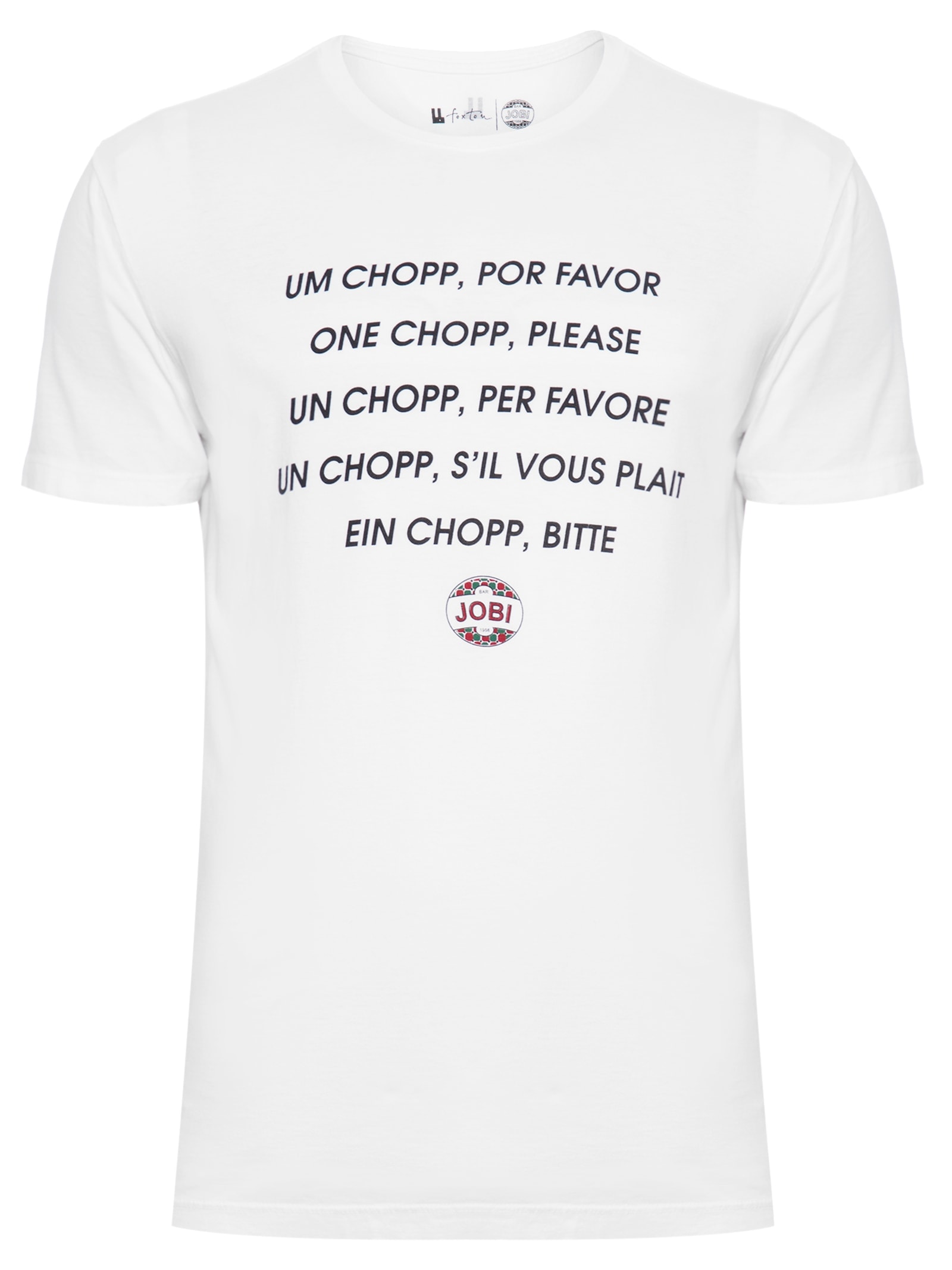 Camiseta Masculina Jobi Branco Foxton