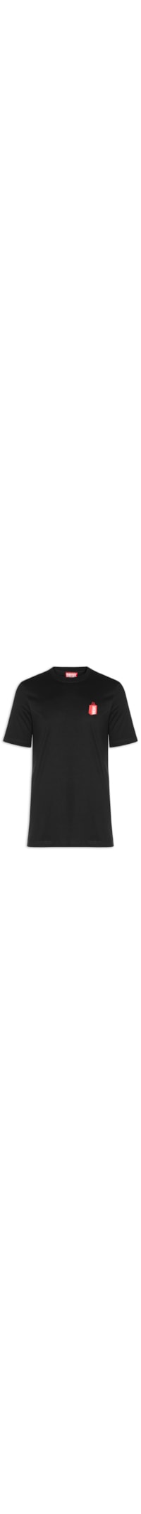 Camiseta Masculina Just-N18 Maglietta - Preto