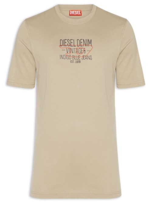 Camiseta Masculina Just-N31 Maglietta – Bege