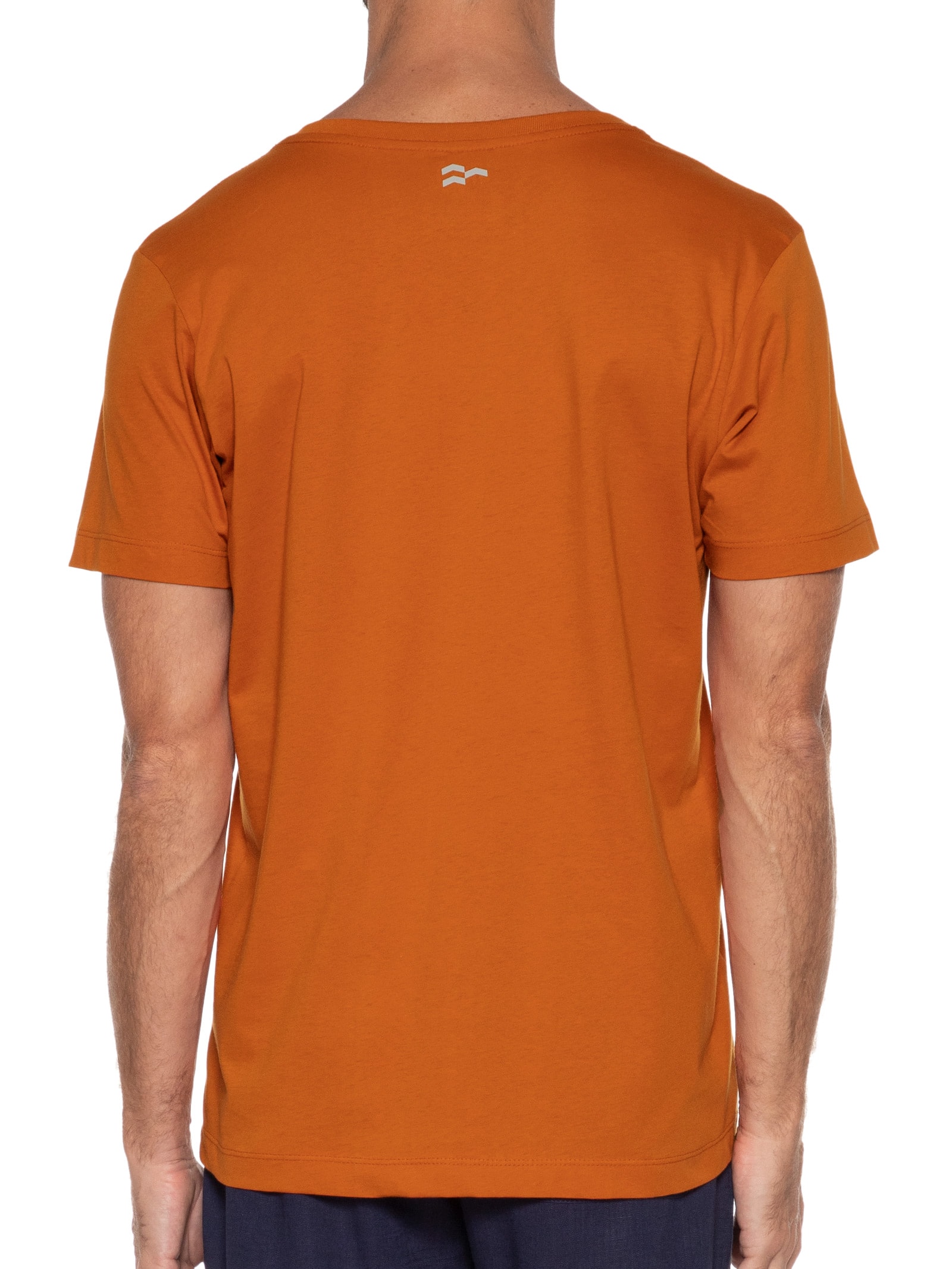 Camiseta Masculina Just Stop Laranja Urbô