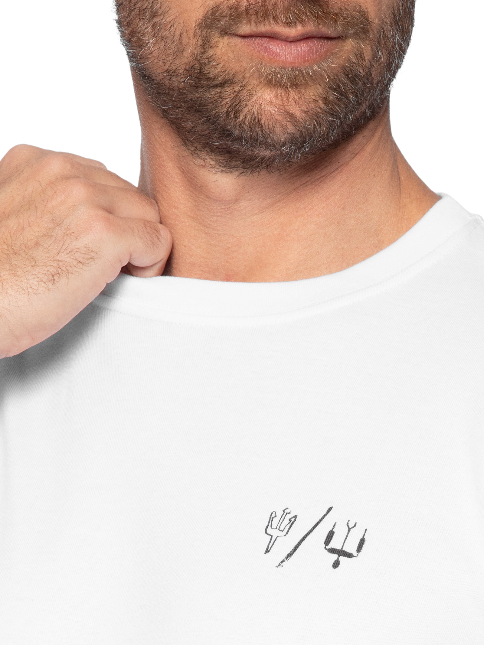 Camiseta Masculina Kite Poster Branco Osklen