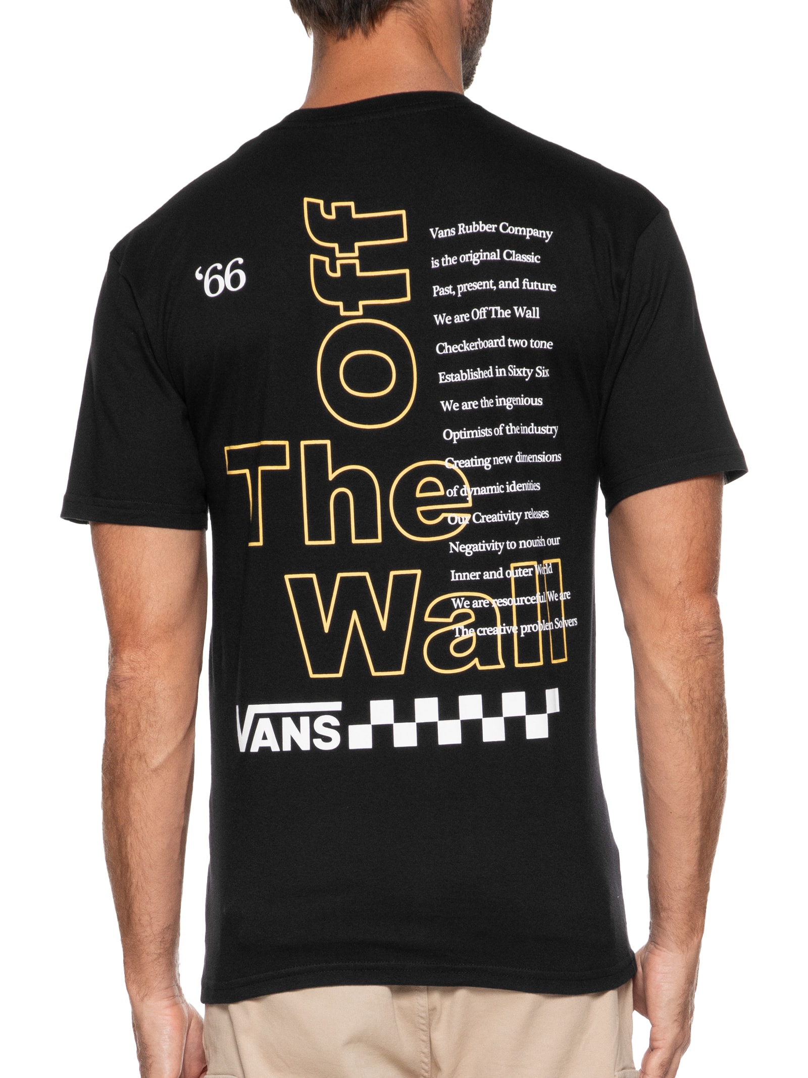 Camiseta Masculina Knit '66 Preto Vans