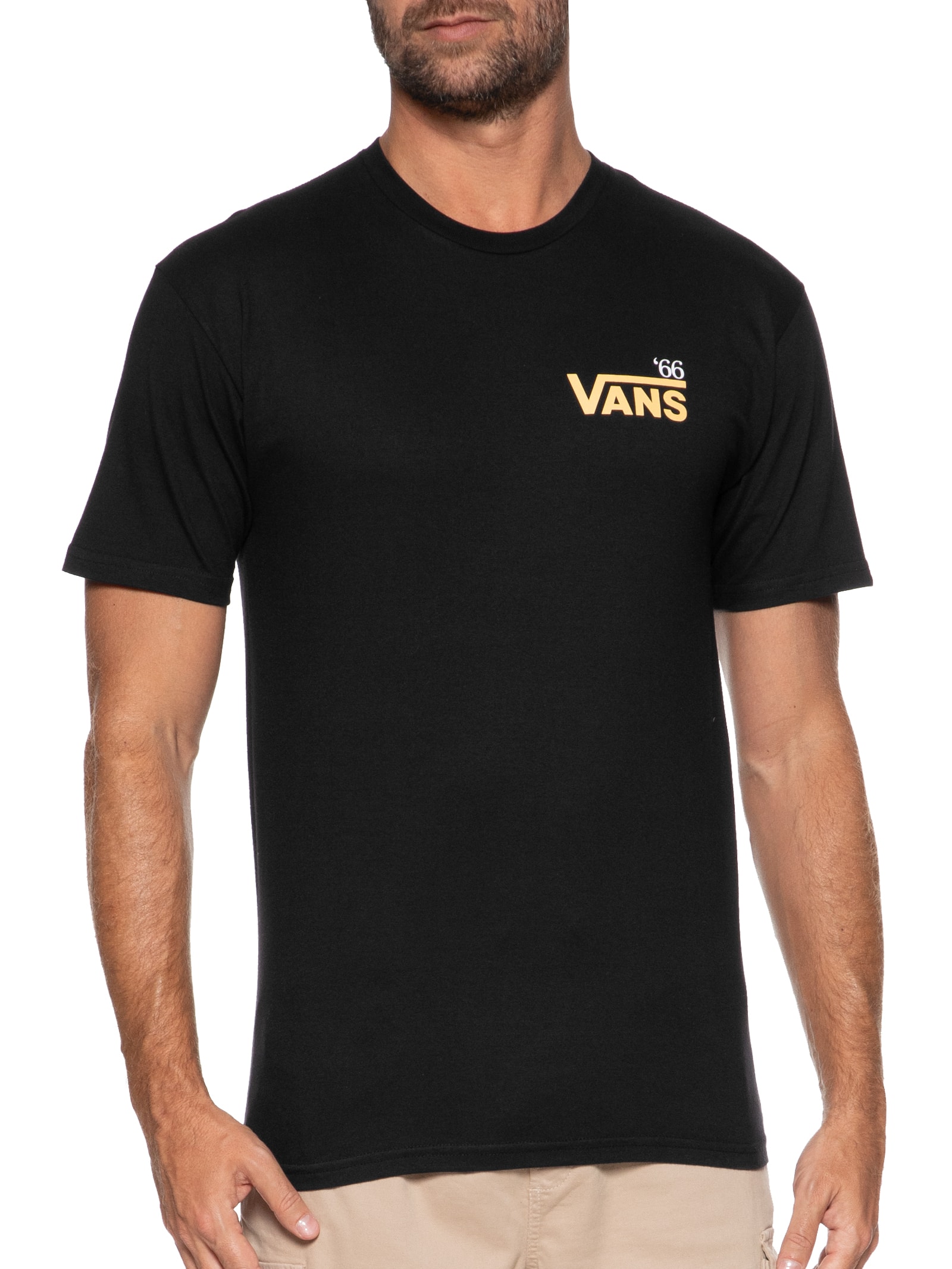 Camiseta Masculina Knit '66 Preto Vans