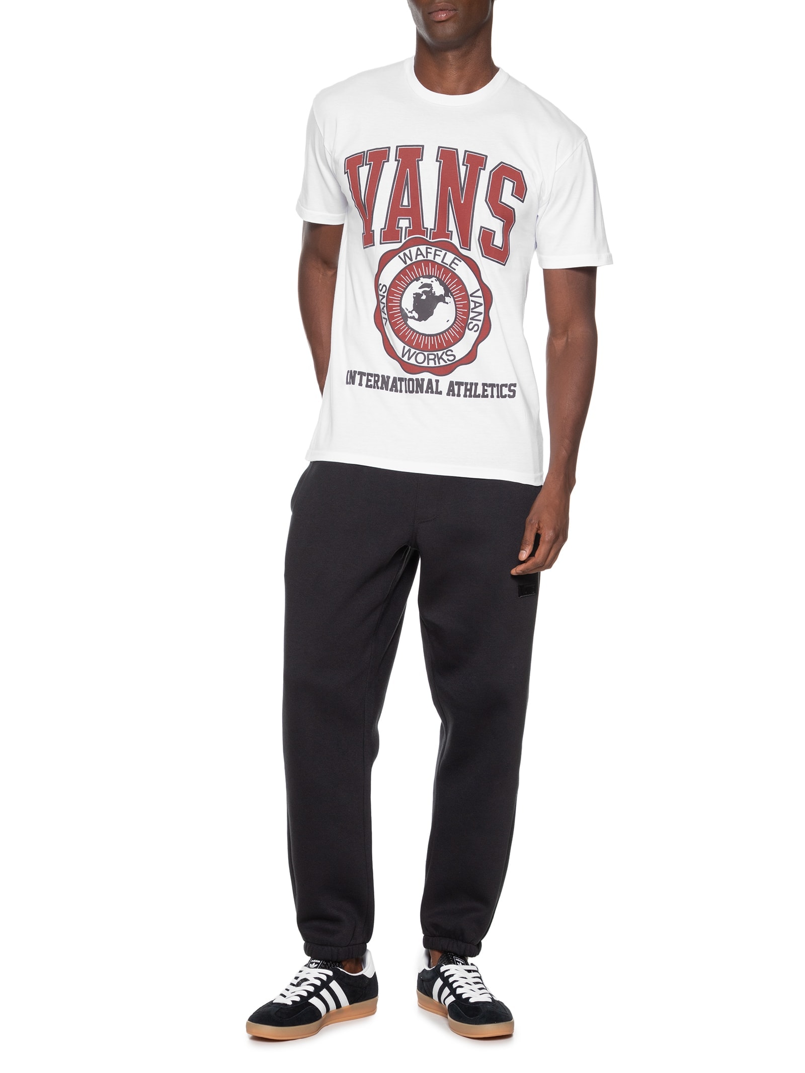 Camiseta Masculina Knit Branco Vans
