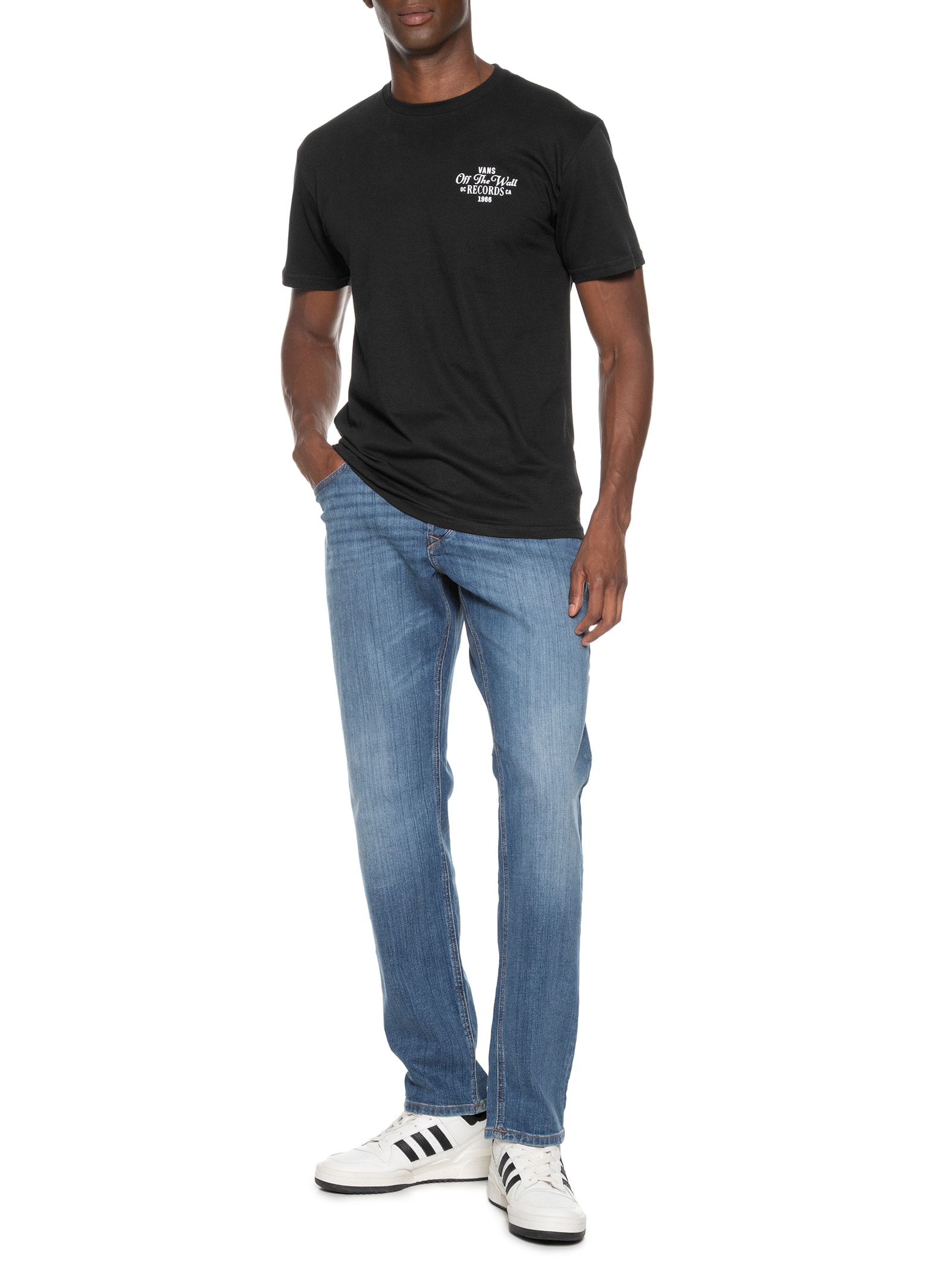 Camiseta Masculina Knit Preto Vans