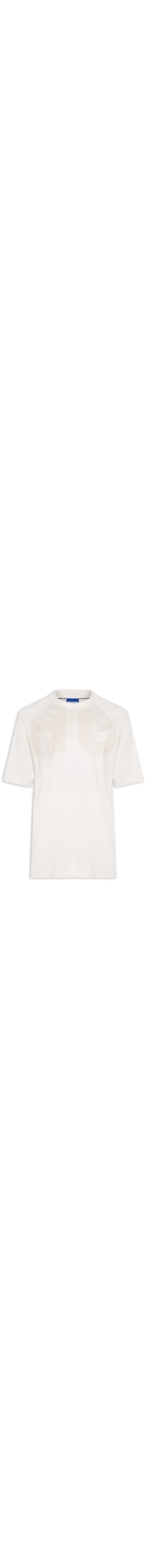 Camiseta Masculina Large Logo Crew Neck Nalftee - Branco