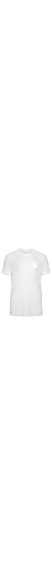 Camiseta Masculina Light Brasão White Edition - Off White