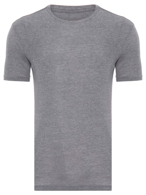 Camiseta Masculina Light E-Basics - Cinza