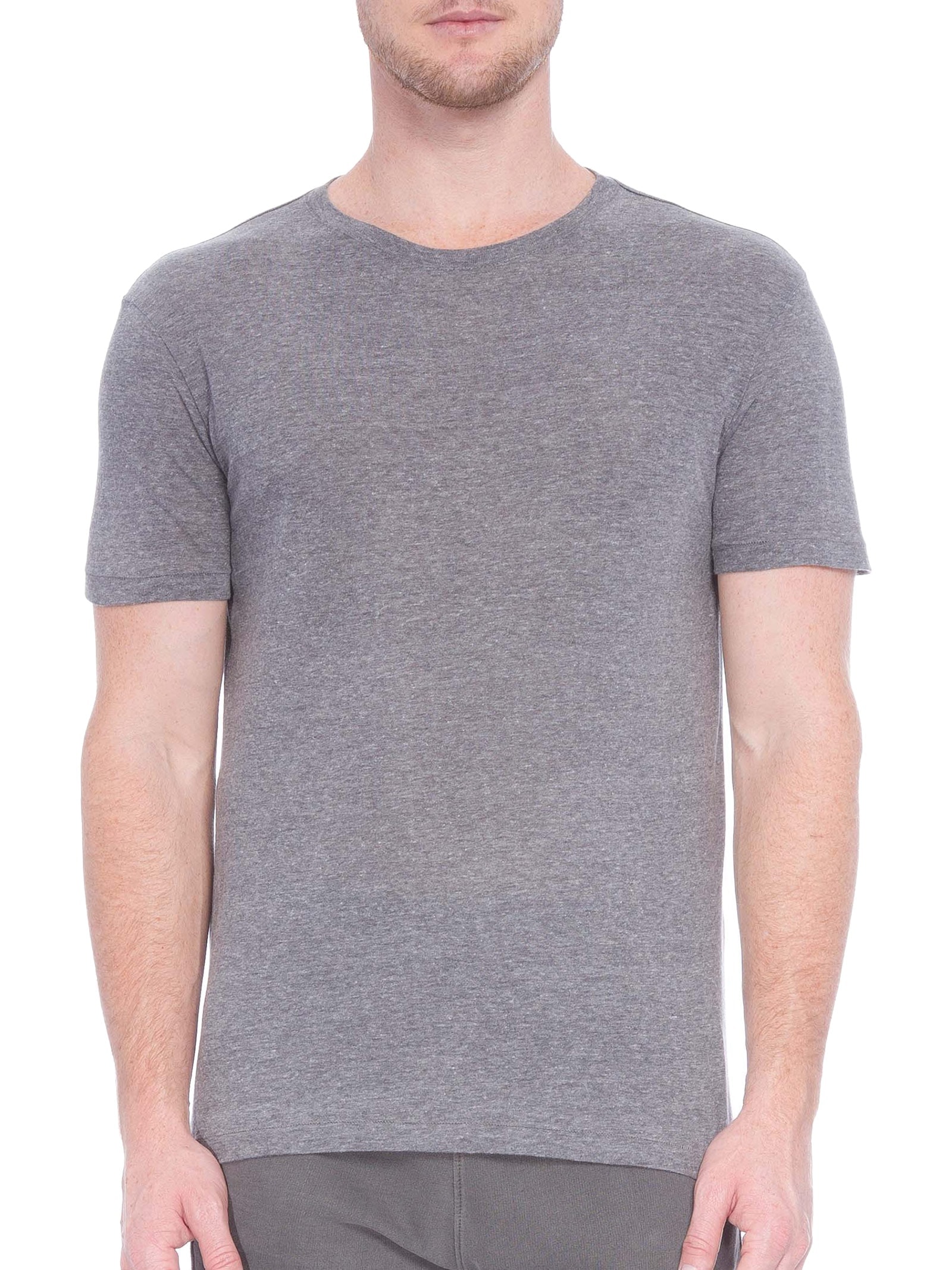 Camiseta Masculina Light E-Basics Cinza Osklen