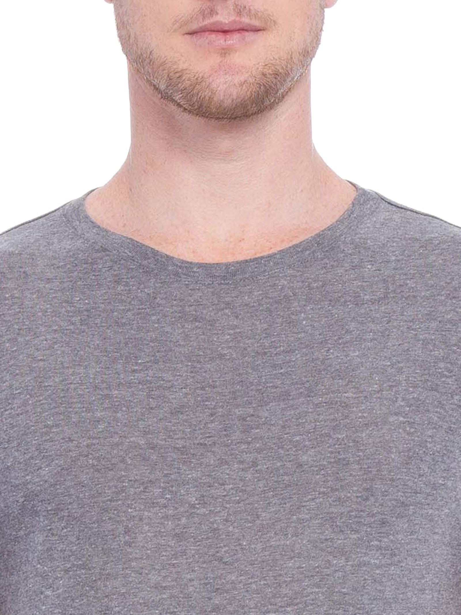 Camiseta Masculina Light E-Basics Cinza Osklen