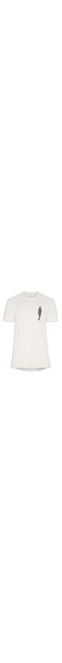 Camiseta Masculina Light Linen Fish - Off White