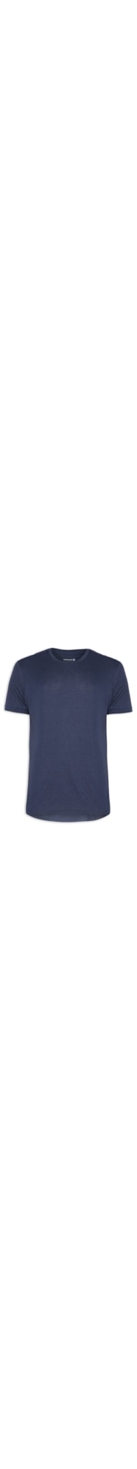 Camiseta Masculina Light Linen Lisa - Azul