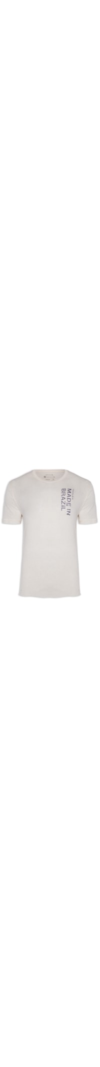 Camiseta Masculina Light Linen Made In Brazil - Off White