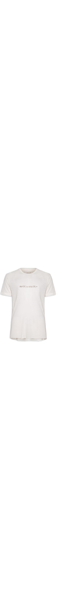 Camiseta Masculina Light Linen Made In Brazil - Off White