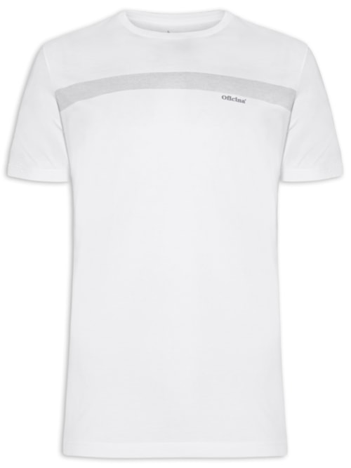Camiseta Masculina Limits Manga Curta – Branco