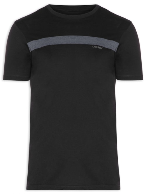 Camiseta Masculina Limits Manga Curta – Preto