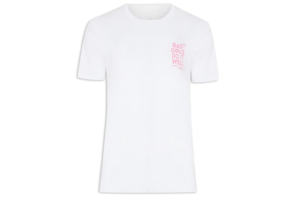 Camiseta Masculina Lindsey - Branco