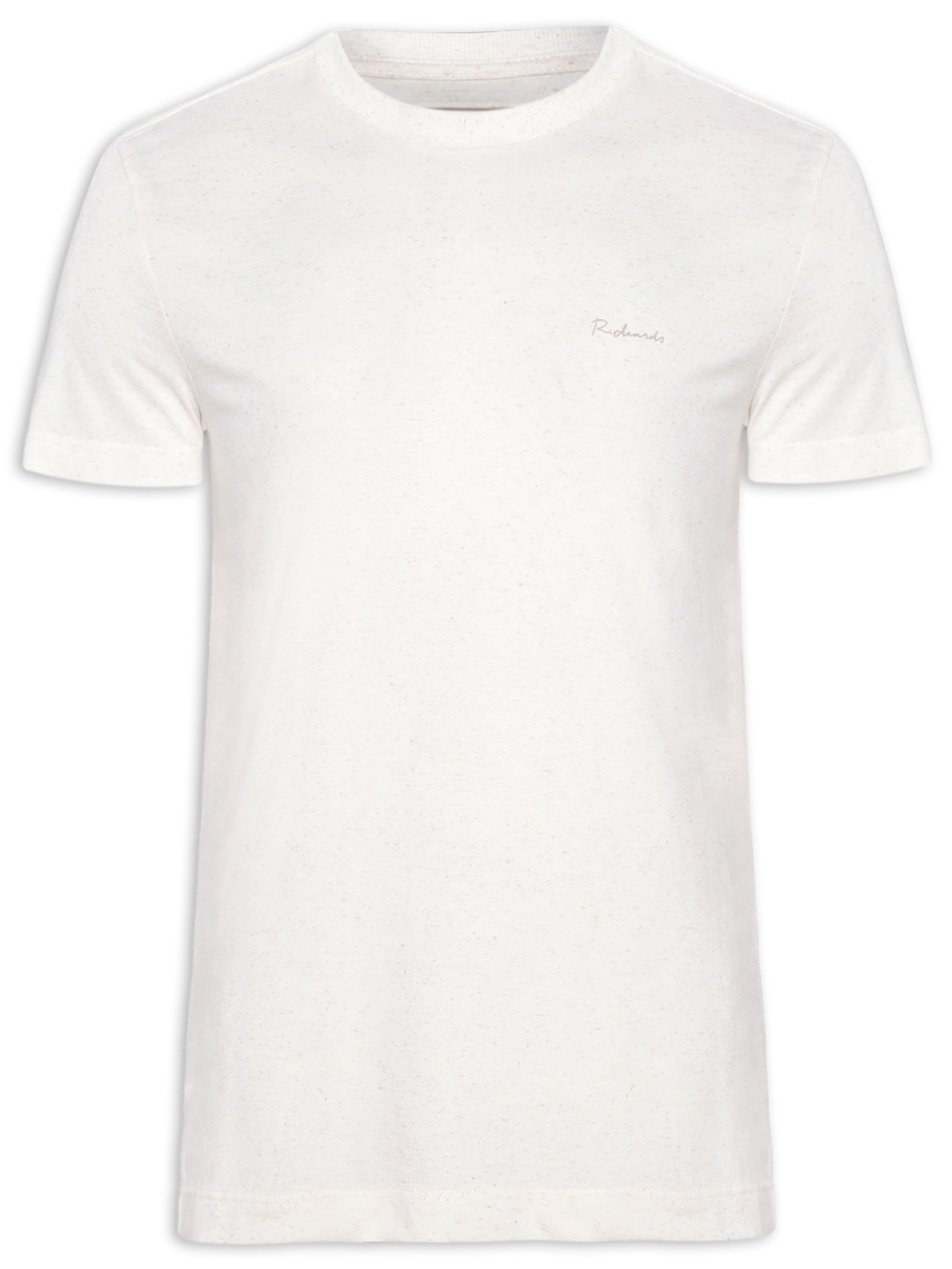 Camiseta Masculina Linen Bege Richards