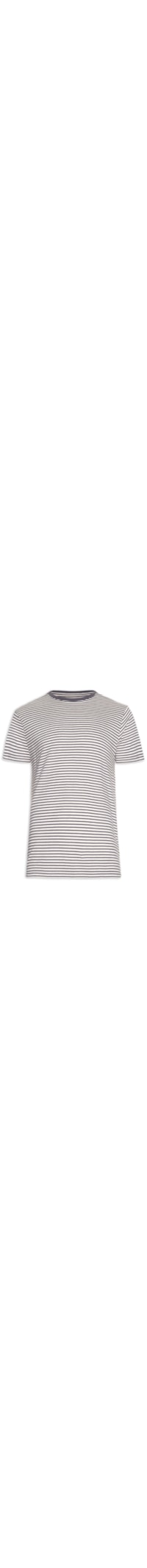 Camiseta Masculina Linen Stripes - Cinza