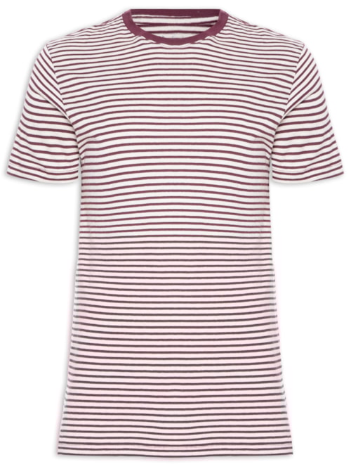 Camiseta Masculina Linen Stripes – Roxo