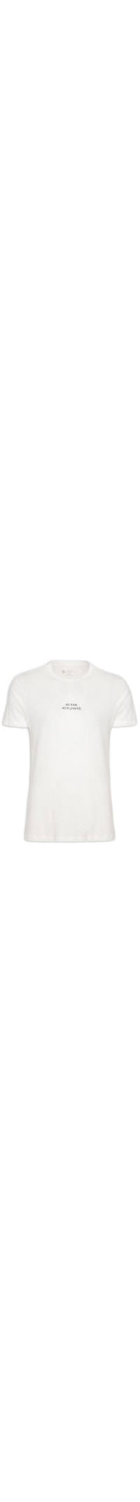 Camiseta Masculina Linho No Rain - Off White
