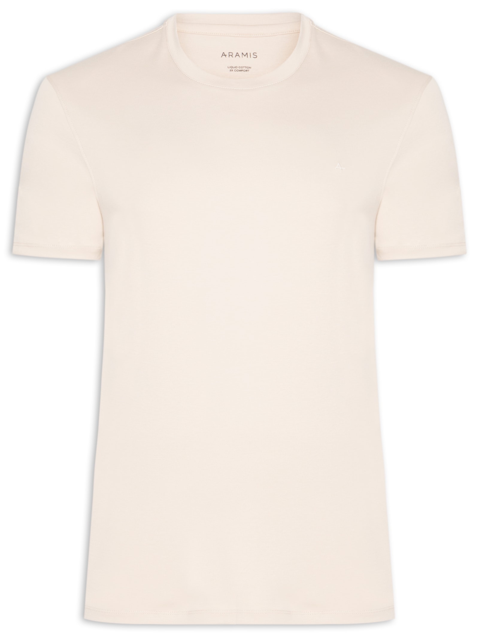 Camiseta Masculina Liquid Cotton (PA) Bege Aramis