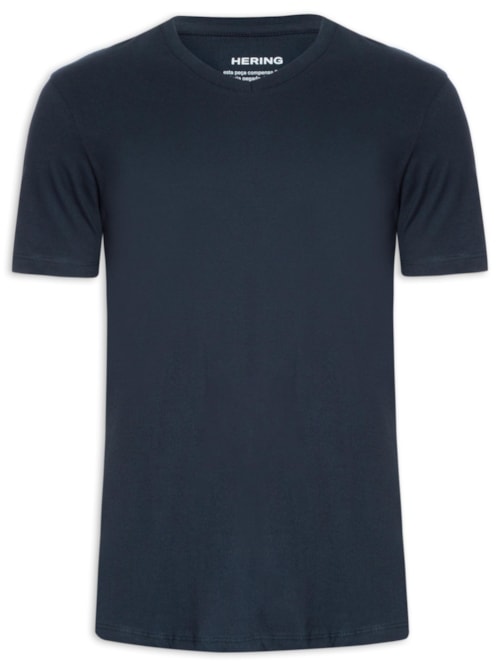 Camiseta Masculina Lisa – Azul