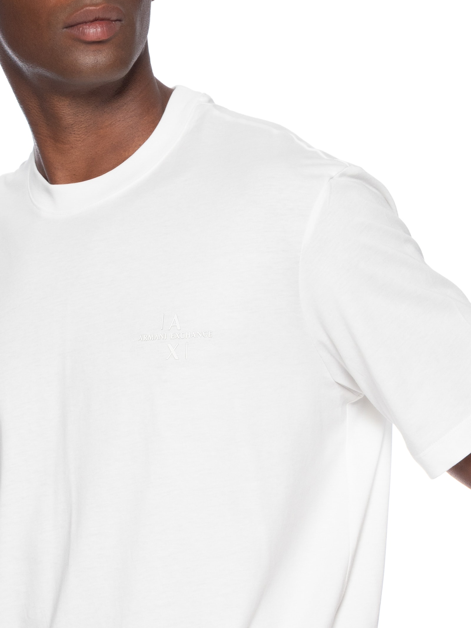 A191410Hさま専用 Armani Exchange - Camiseta Masculina Lisa Manga Curta de Malha