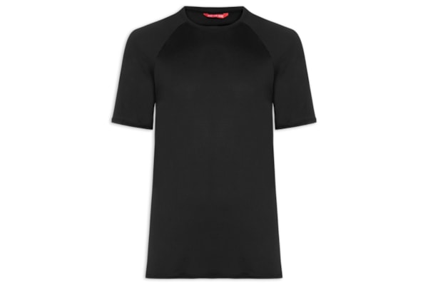 Camiseta Masculina Lisa Manga Curta - Preto