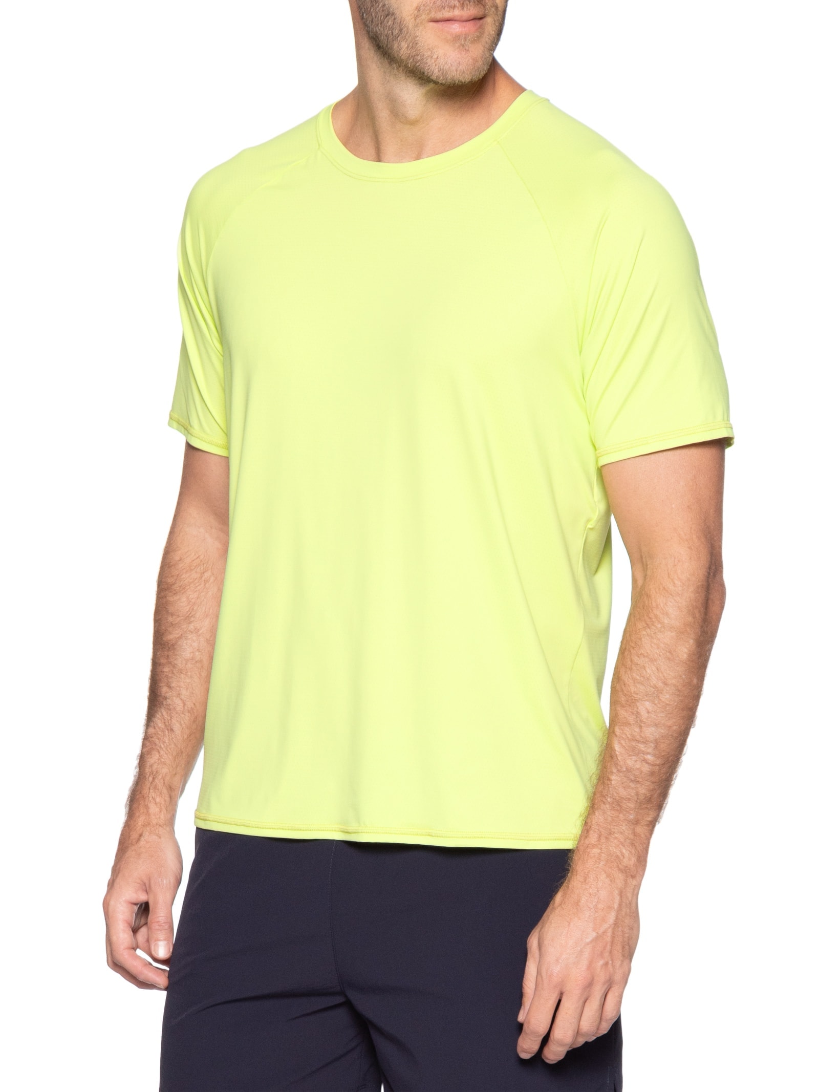 Camiseta Masculina Lisa Manga Curta Verde Body For Sure