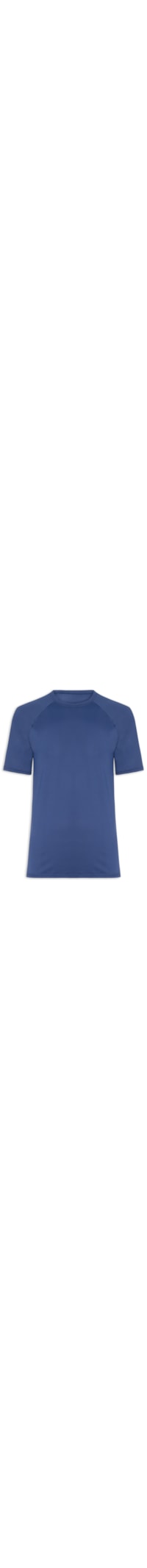 Camiseta Masculina Lisa Manga Curta – Azul