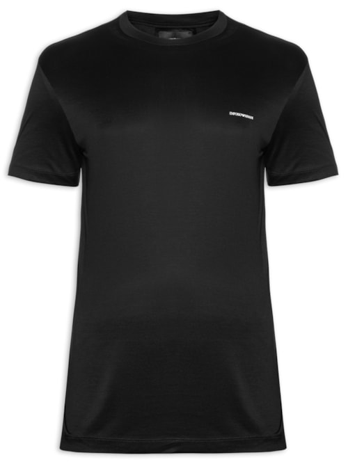 Camiseta Masculina Lisa – Preto
