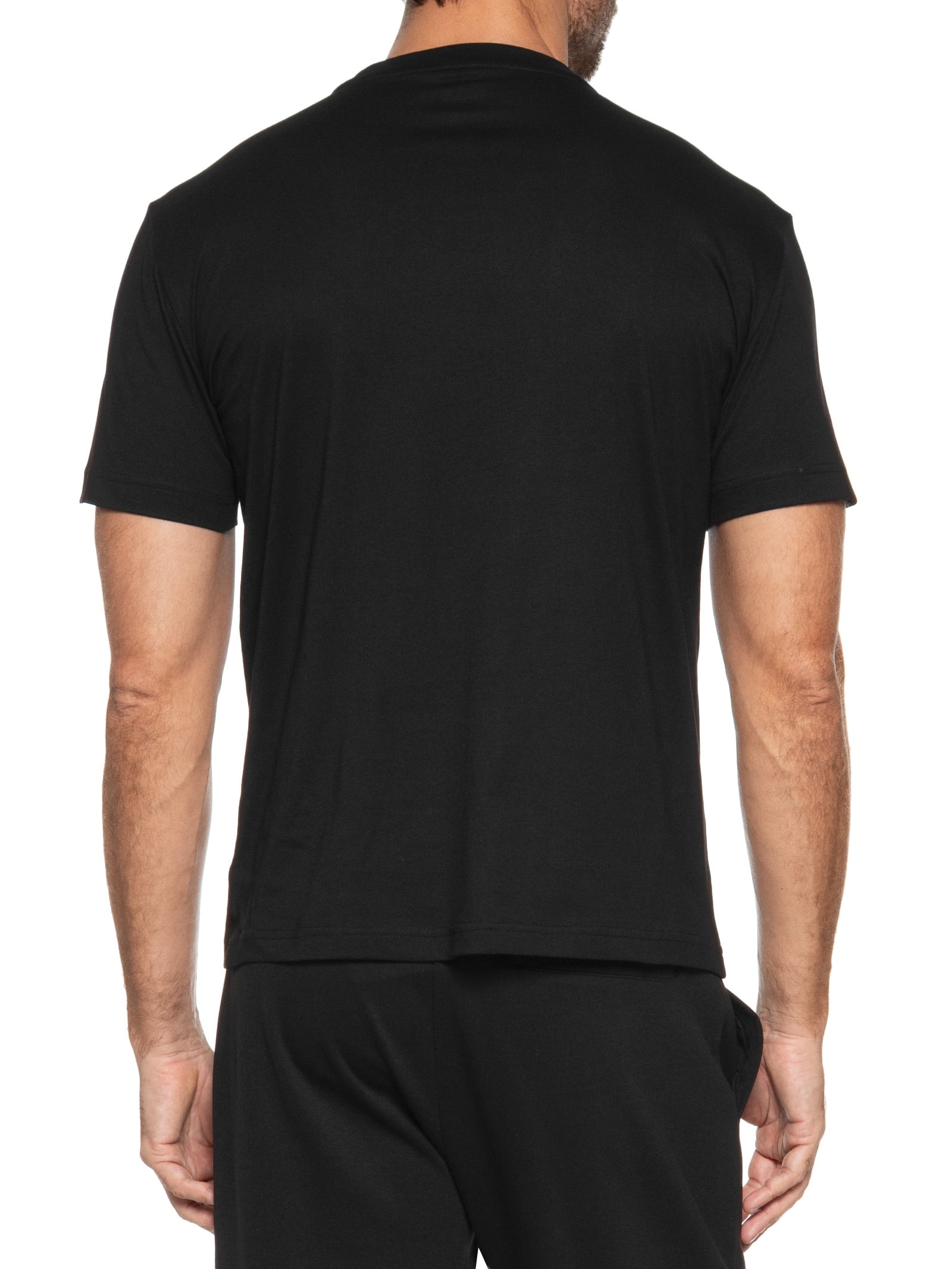 Camiseta Masculina Lisa Preto Ea7 Emporio Armani