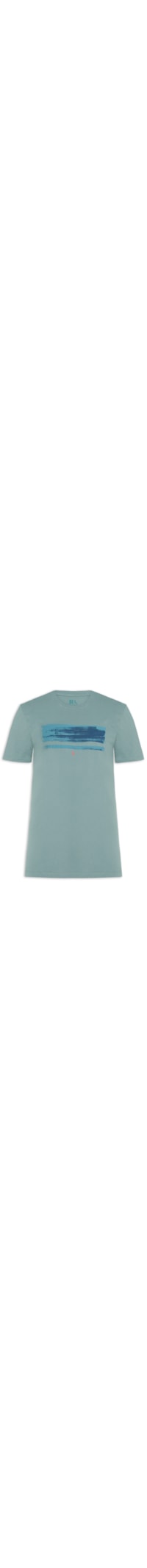 Camiseta Masculina Listra De Verão - Azul