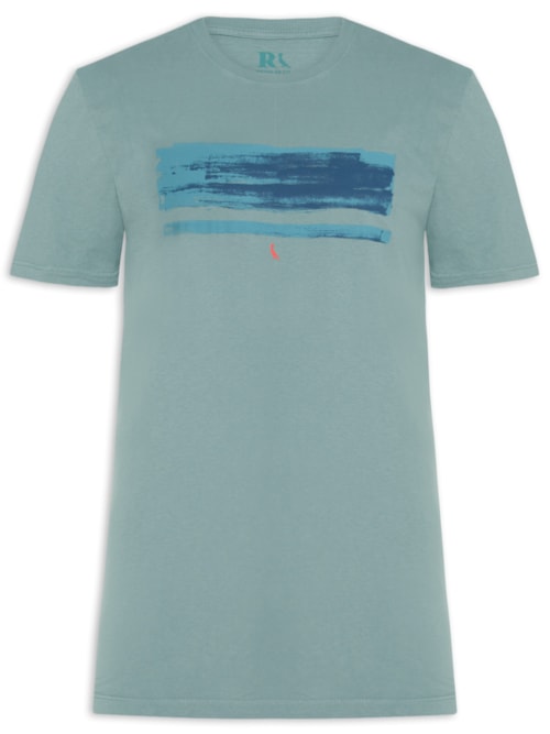 Camiseta Masculina Listra De Verão – Azul