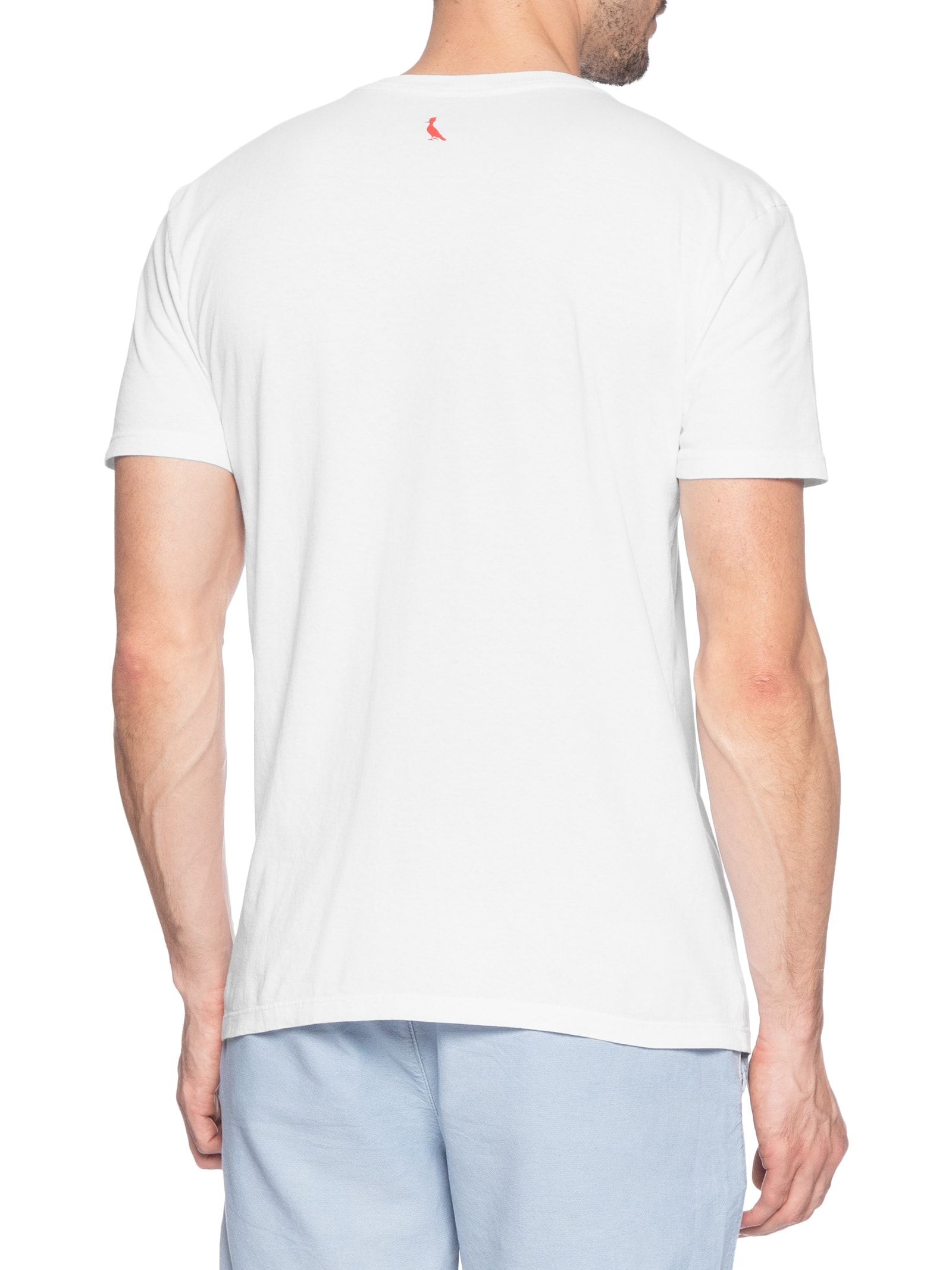 Camiseta Masculina Listra De Verão Branco Reserva