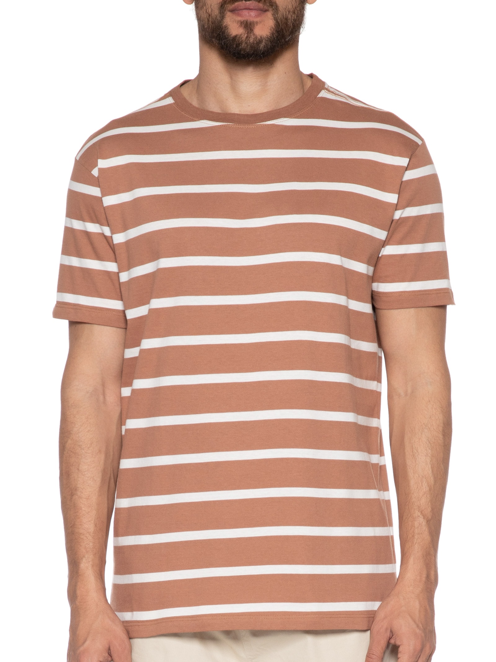 Camiseta Masculina Listra James New Marrom Foxton