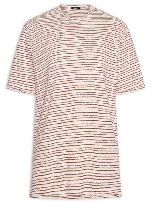 Camiseta Masculina Listrada – Bege